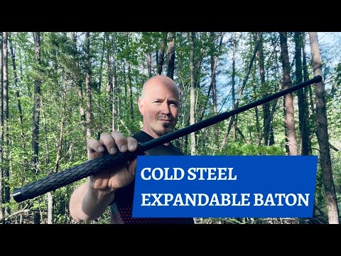 The Cold Steel Expandable Steel Baton will break stuff!