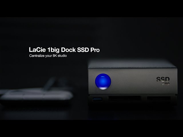 LaCie 1big Dock disque dur externe 4 To Noir sur