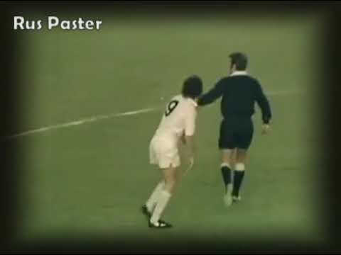 ECC 1974-75. Semi-finals. FC Barcelona - Leeds United. Full match.