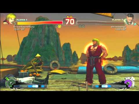 SSF4 Rank Match  BuruceWayneRuny (KE)  vs  whitedoong2 (DU)