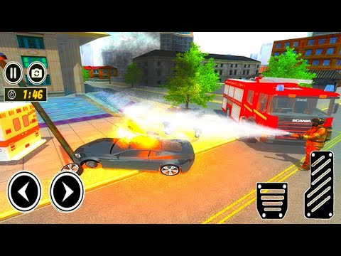 NY City Firefighter Simulator_ Fire Truck Driving Simulator 2021_ Android Gameplay #24