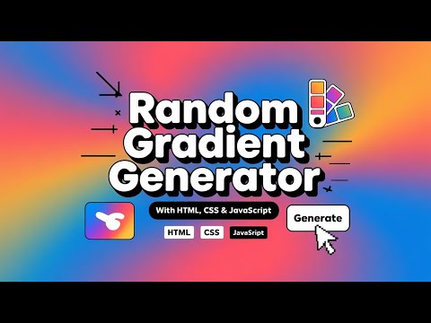 Random Gradient Color Generator Using Htmlcss And Javascript