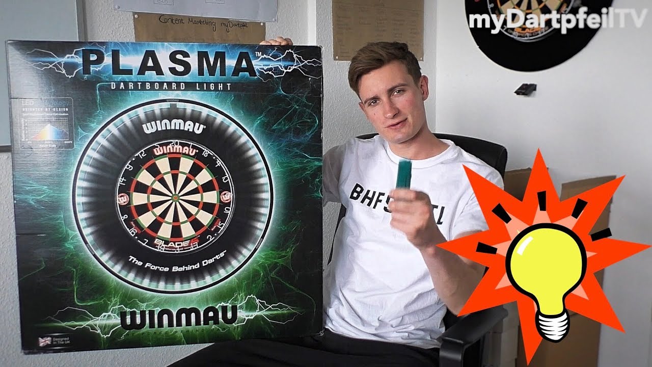 PLASMA Dartboard Beleuchtung von Winmau im Test | UNBOXING | Dart Beleuchtung - myDartpfeil