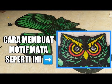 Cara Membuat Motif Mata Layangan Celepuk SUPER KEREN!!!
