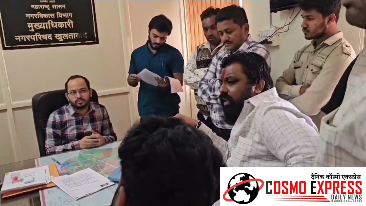 खुलताबाद नगरपरिषद प्रशासनाला आरपीआयचा दणका,चार वर्षांनी प्रलंबित वार्ड क्र ८ मधील नालीच्या