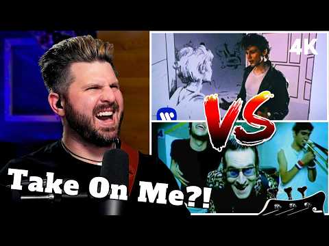 Bass Teacher REACTS to REEL BIG FISH vs. A-HA - Who did it better?!