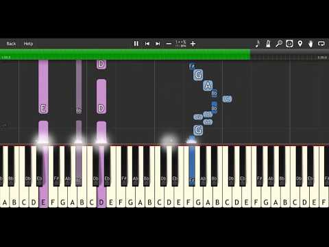 (Piano Tutorial)Fairouz-Ya Ana Ya Ana (Mozart's Symphony no 40-1st movement)