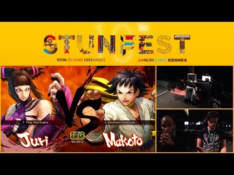 Batpateman (Juri) vs V-Ryu (Makoto) - Stunfest 2014