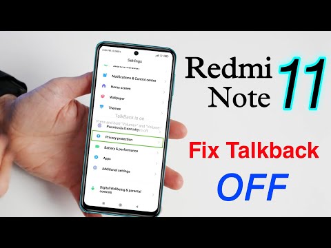 How to Stop Talkback Accessibility on Redmi Note 11 | Redmi Note 11 Talkback Off