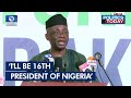 2023: Why I'll Be 16th President Of Nigeria - Tunde Bakare | Politics Today