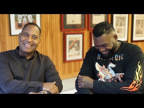 Los versos de David Ortiz y el montaje para la entrevista exclusiva