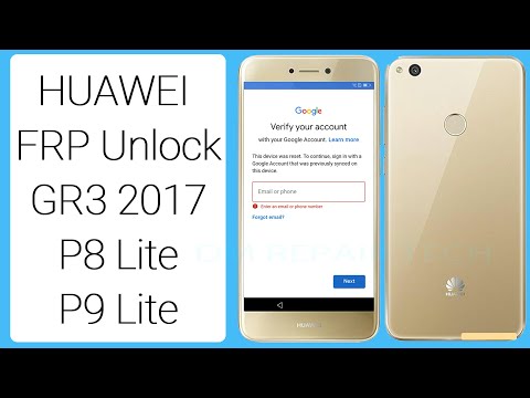 HUAWEI P8 lite 2017 (PRA-LX1) FRP/Google Account lock Bypass NO Talkback/YouTube Update Fix - NO PC