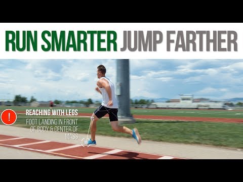 Long Jump Sprinting Technique to Maximize Distance