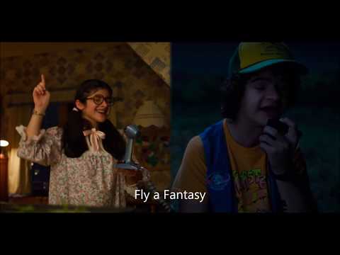 Stranger Things - Neverending Story - soundtrack version with lyrics and original scene