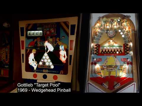 Let's play vintage Pinball! 1969 Gottlieb "Target Pool"