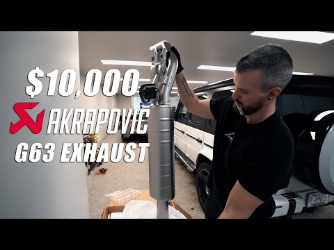 LOUDEST G63 AMG EXHAUST! AKRAPOVIC SOUNDS INSANE!!
