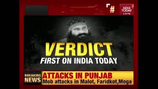 Exclusive Videos Of Violence By Dera Supporters Following Ram Rahim Rape Verdict