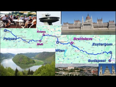 Im Juni 2025 Donau Schifffahrt Passau bis Budapest und wieder zurück in 7 Tagen, mit der Arosa Riva.