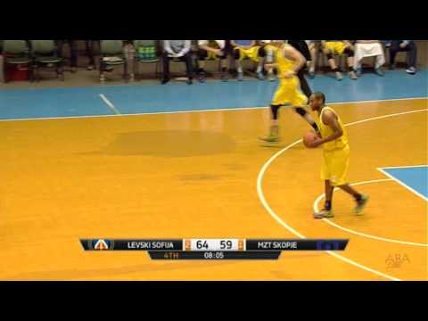 ABA Liga 2014/15, Round 24 match: Levski - MZT Skopje Aerodrom (9.3.2015)