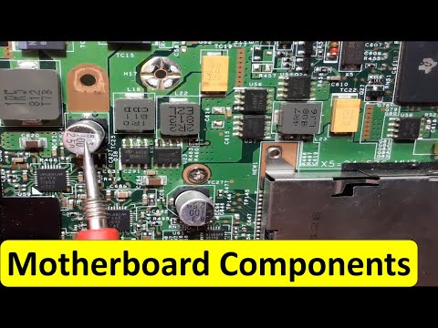 Laptop Motherboard components tutorial