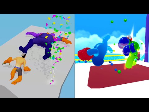 Game Comparison: Superhero Run vs Join Blob Clash 3D Gameplay All Level New Update - Game PikaName