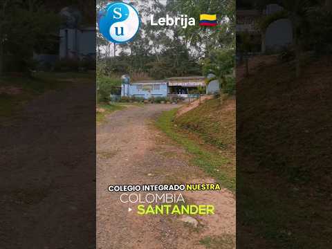 🌿🏫 Un colegio escondido entre las montañas de Lebrija 🇨🇴✨ #santander #turismo #travel
