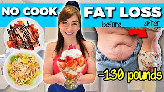 My NEW 1600 Calorie Fat Loss Meal Plan (NO COOK)