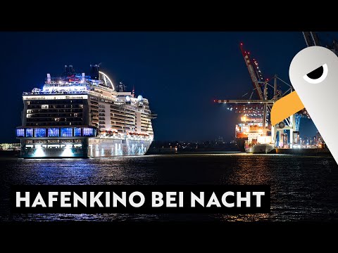 Hafenkino bei Nacht 🍿 Auslaufen Live: MSC Poesia und Cosco Shipping Rose