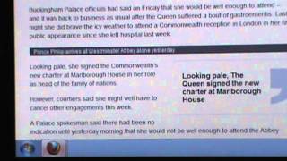 "JUST HOW ILL IS THE QUEEN"?