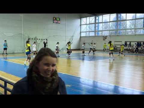 CSS Sfântu Gheorghe Junioare 4 - CSM Corona Brașov J4 Repriza 1 Turneu handbal feminin Sf. Gheorghe 