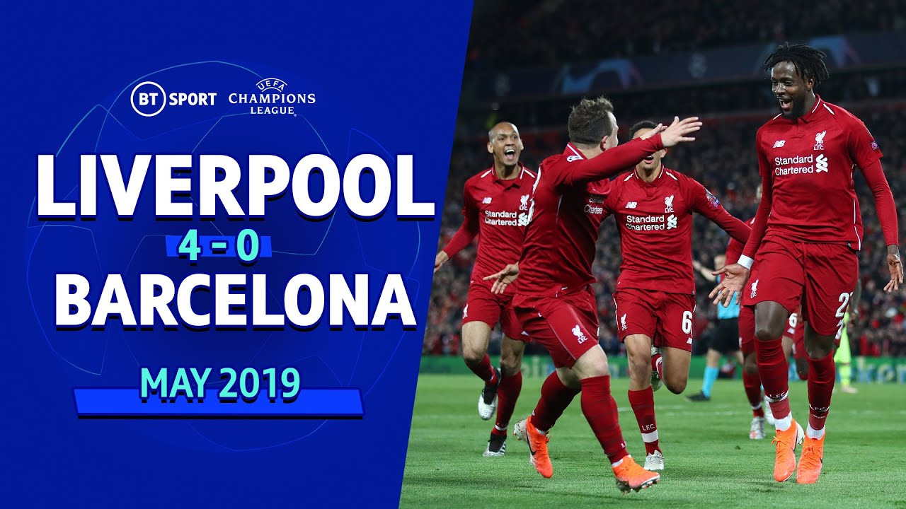 Liverpool vs Barcelona (4-0) | Epic Comeback Completed At Anfield | UEFA Champions League Highlights - YouTube
