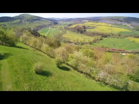 Yuneec Q 500 4 K -  Drohne  Flug  - Marsberg - Diemeltal -Germany - Fly with the drone -