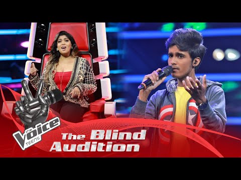 Rasaal Theminda | Anawakiyak (අනාවැකියක්) | Blind Auditions | The Voice Teens Sri Lanka