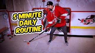5 Minute DAILY Stickhandling Routine