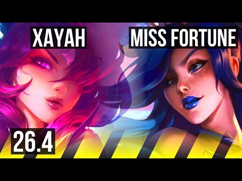 XAYAH & Blitzcrank vs MISS FORTUNE & Thresh (ADC) | 55K damage | KR Master | 26.4