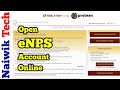 How to Register for Tier-1 NPS account online in NSDL || National Pension System eNPS account