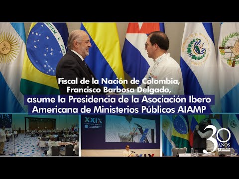 Fiscal de la Nación de Colombia, Francisco Barbosa, asume Presidencia de AIAMP
