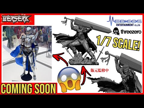 Berserk Griffith Reborn Band of Falcon ThreeZero 1/6 & Black Swordsman Guts 1/7 Scale Figure Medicos