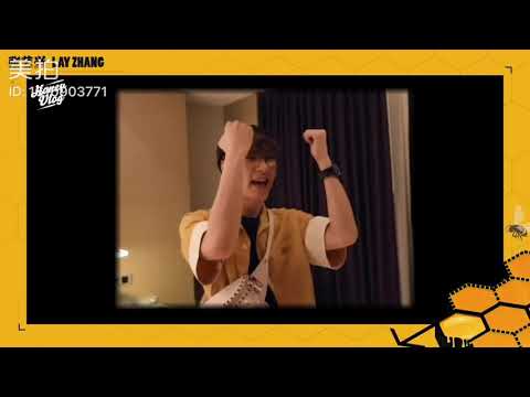 180621 Zhang Yixing Lay - Yixing’s studio weibo update -  “Honey Vlog” dance together