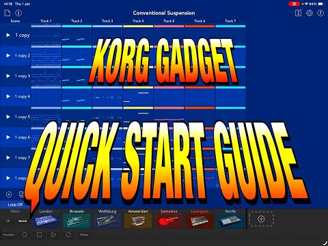 KORG GADGET 3 – Schnellstartanleitung & Songerstellung – Demo für das iPad