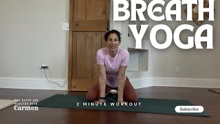 Breathing for Stress Relief | Calm Your Mind & Nervous System Fast | 2 MIN BREATHING YOGA