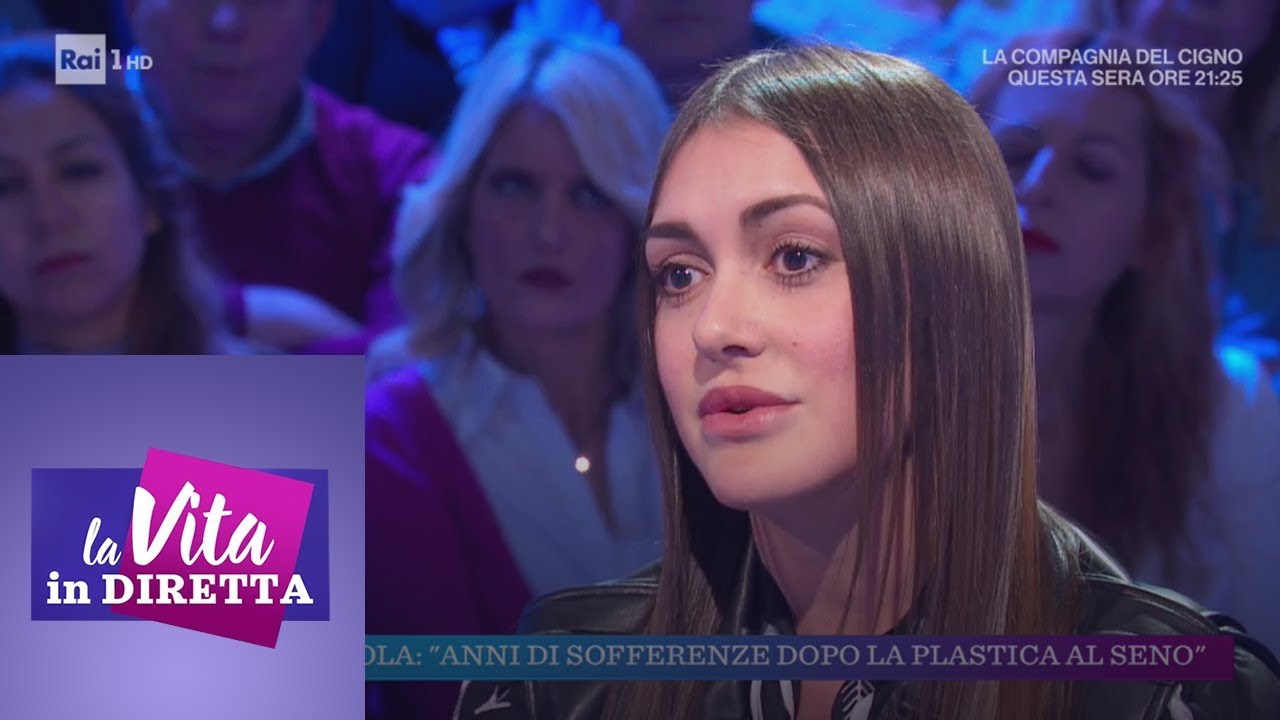 Annapaola: il mio calvario dopo l'intervento estetico al seno - La vita in diretta 14/01/2019