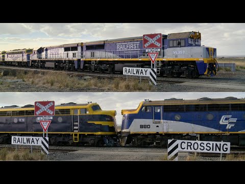 9174 QUBE Ultima Containers With VL357 VL356 B80 B74 (18/2/2022) - PoathTV Australian Trains