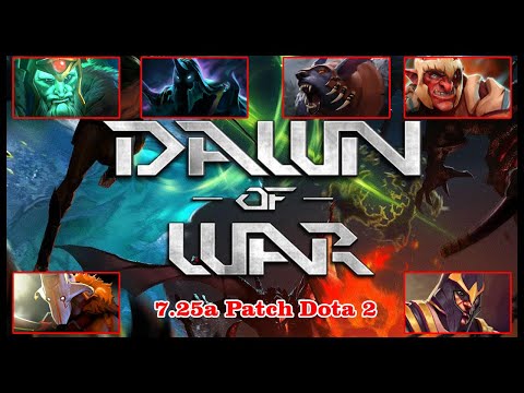 4 Tanker + Silencer and Juggernaut  7.25a Patch Dawn Of War Dota 2