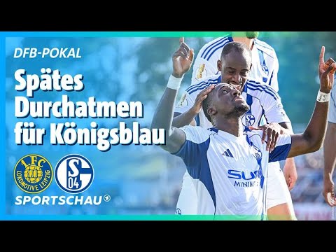 DFB-Pokal Highlights: Lasme erlöst Schalke gegen Lok Leipzig | Sportschau Fußball