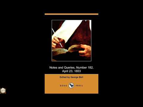 Notes and Queries, Number 182, April 23, 1853 by Unknown — free full audiobook
