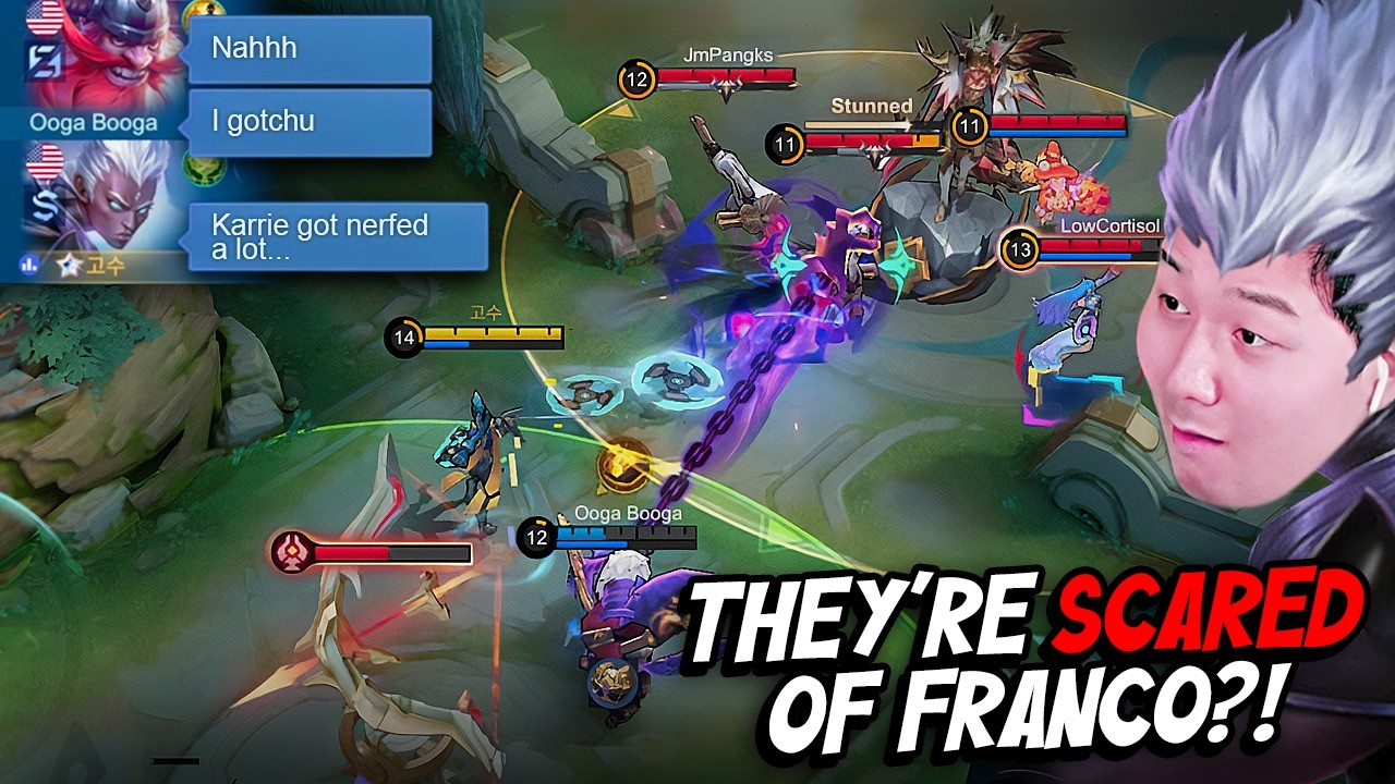 My Teammate Is A Franco God?! Hooking Everything | Mobile Legends Karrie