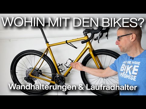 Ikea DIY bike wall mount, Spinfix wheel holder, MTB Hopper Smile & Feedbacksports Rakk stand