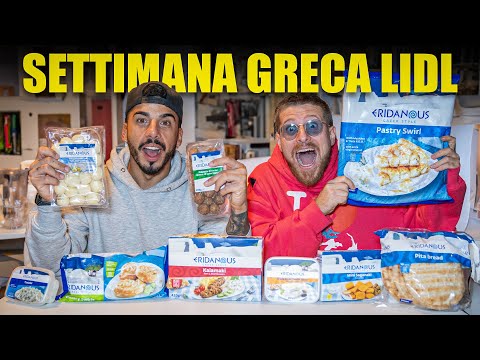 PROVIAMO TUTTO IL CIBO DELLA SETTIMANA GRECA DEL SUPERMERCATO LIDL - MA SCUSATE STIAMO SCHERZANDO?
