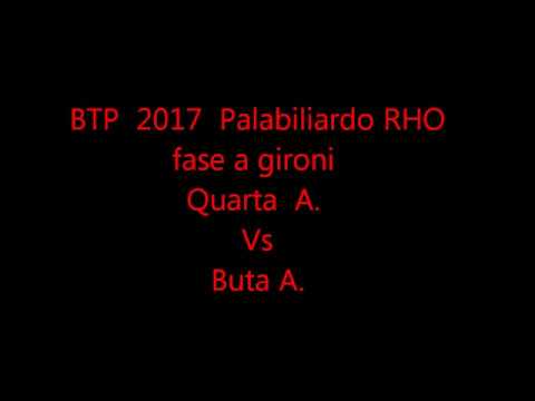 Quarta A Vs Buta A    BTP 2017 Rho 1   0